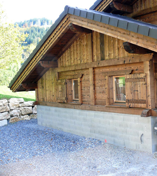 construction de chalet en Haute Savoie à Sixt Fer à Cheval 74