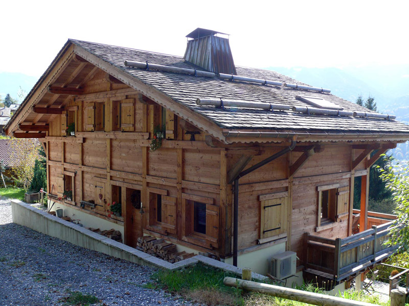 construction de chalet en Haute Savoie à Sixt Fer à Cheval 74
