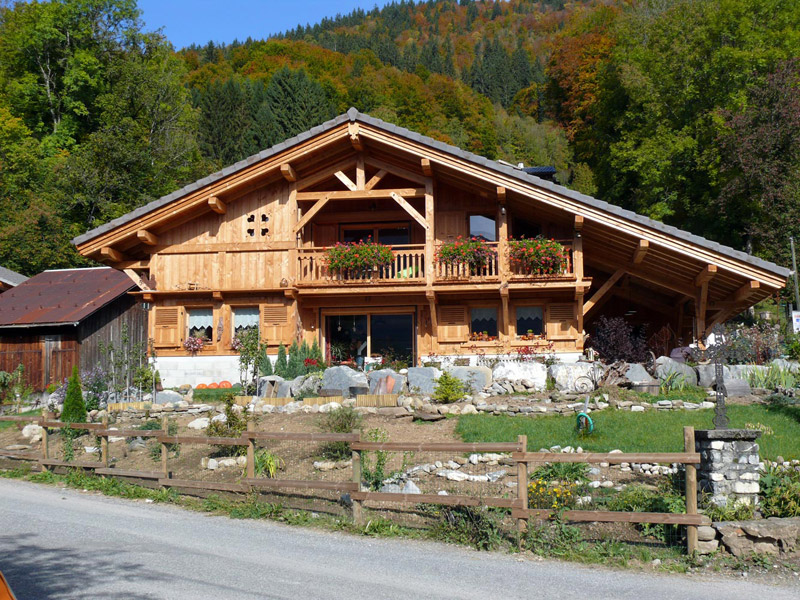 construction de chalet en Haute Savoie à Sixt Fer à Cheval 74