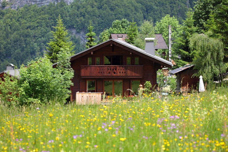 construction de chalet en Haute Savoie à Sixt Fer à Cheval 74